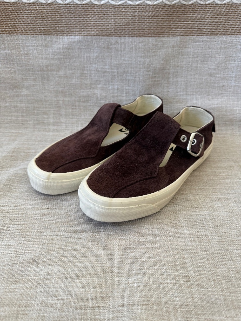 Vans Premium LX Mary Jane 93 Suede Chocolate Plum Brown Size 6